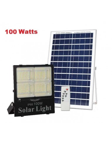 Kit Full Iluminación Solar Reflector Led 100w 